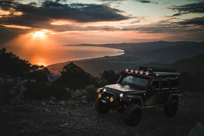 Teambuilding med jeepar på Sicilien